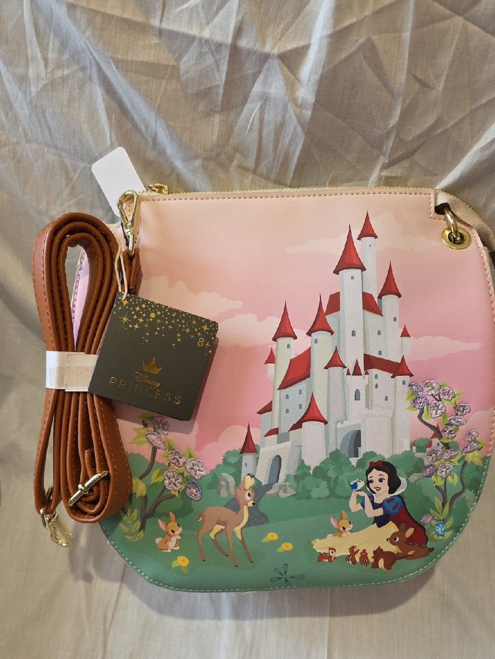 Loungefly Disney Snow White Castle Crossbody Bag